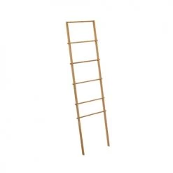 Wadiga Rangements Salle De Bain Porte Serviettes échelle Bambou 51x3x180cm