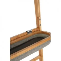 Wadiga Rangements Salle De Bain Porte Serviettes échelle Bambou Avec Miroir Et étagères -Rangements déco Soldes porte serviettes echelle bambou avec miroir et etageres 5