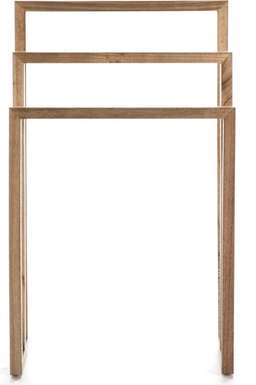 Thai Natura Rangements Salle De Bain Porte-serviettes En Bois Clair 4 Thai Natura Rangements Salle De Bain Porte-serviettes En Bois Clair – Image 2