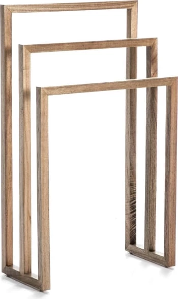 Thai Natura Rangements Salle De Bain Porte-serviettes En Bois Clair 6 Thai Natura Rangements Salle De Bain Porte-serviettes En Bois Clair – Image 4