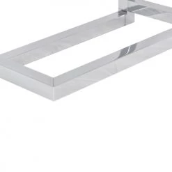 Beliani Rangements Salle De Bain Porte-serviettes Mural Acier Argenté 5 Barres 31 X 57 Cm -Rangements déco Soldes porte serviettes mural acier argente 5 barres 31 x 57 cm 3