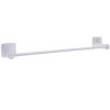 Wadiga Rangements Salle De Bain Porte-serviettes Mural En Métal Blanc - 42.3x5x7.2cm -Rangements déco Soldes porte serviettes mural en metal blanc 42 3x5x7 2cm