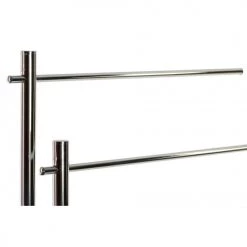 Wadiga Rangements Salle De Bain Porte-serviettes Sur Pied En Métal Chromé 2 Bras -Rangements déco Soldes porte serviettes sur pied en metal chrome 2 bras 2