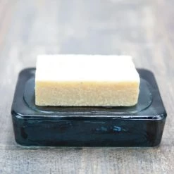 Sensei Maison Rangements Salle De Bain Portesavon En Verre Recyclé Silver Gris 12x9x3 Cm -Rangements déco Soldes portesavon en verre recycle silver gris 12x9x3 cm 2