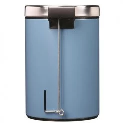 Rossignol Rangements Salle De Bain Poubelle 3L DUO En Métal Bleu Clair -Rangements déco Soldes poubelle 3l duo en metal bleu clair 4