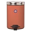 Rossignol Rangements Salle De Bain Poubelle 3L DUO En Métal Corail -Rangements déco Soldes poubelle 3l duo en metal corail