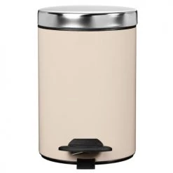 Rossignol Rangements Salle De Bain Poubelle 3L DUO En Métal Ivoire -Rangements déco Soldes poubelle 3l duo en metal ivoire 2