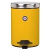 Rossignol Rangements Salle De Bain Poubelle 3L DUO En Métal Jaune Moutarde -Rangements déco Soldes poubelle 3l duo en metal jaune moutarde