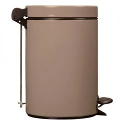Rossignol Rangements Salle De Bain Poubelle 3L En Métal Beige Foncé -Rangements déco Soldes poubelle 3l en metal beige fonce 3