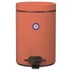Rossignol Rangements Salle De Bain Poubelle 3L En Métal Corail -Rangements déco Soldes poubelle 3l en metal corail