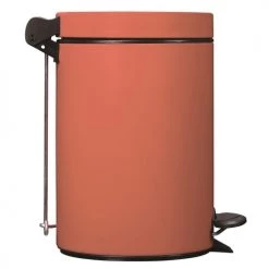 Rossignol Rangements Salle De Bain Poubelle 3L En Métal Corail -Rangements déco Soldes poubelle 3l en metal corail 3
