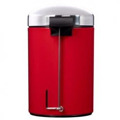 Rossignol Rangements Salle De Bain Poubelle 3L En Métal Rose Framboise -Rangements déco Soldes poubelle 3l en metal rose framboise 4