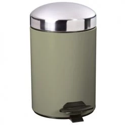 Rossignol Rangements Salle De Bain Poubelle 3L En Métal Vert Kaki -Rangements déco Soldes poubelle 3l en metal vert kaki 2