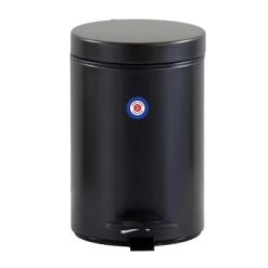 Rossignol Rangements Salle De Bain Poubelle à Pédale 3L En Métal Gris Foncé -Rangements déco Soldes poubelle a pedale 3l en metal gris fonce 5