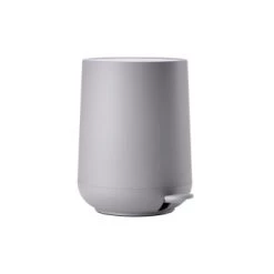 Zone Denmark Rangements Salle De Bain Poubelle à Pédale En Plastique Gris 3L -Rangements déco Soldes poubelle a pedale en plastique beige gris 3l 1