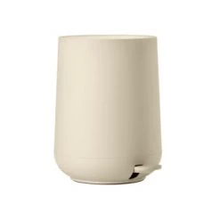 Zone Denmark Rangements Salle De Bain Poubelle à Pédale En Plastique Beige Sable 5L -Rangements déco Soldes poubelle a pedale en plastique beige sable 5l 2