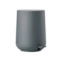 Zone Denmark Rangements Salle De Bain Poubelle à Pédale En Plastique Gris 5L -Rangements déco Soldes poubelle a pedale en plastique gris 5l 2
