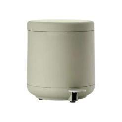 Zone Denmark Rangements Salle De Bain Poubelle à Pédale En Plastique Noir -Rangements déco Soldes poubelle a pedale en plastique vert pistache