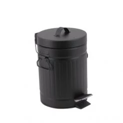 Allibert Rangements Salle De Bain Poubelle à Pédale Noire H26,5cm