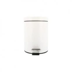Compactor Rangements Salle De Bain Poubelle Blanche 5L