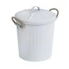 Wenko Rangements Salle De Bain Poubelle De Salle De Bain Design Rétro Gara 6 L Blanc -Rangements déco Soldes poubelle de salle de bain design retro gara 6 l blanc