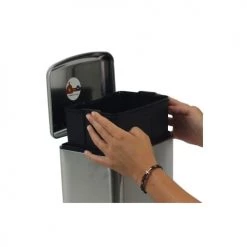 Kela Rangements Salle De Bain Poubelle De Salle De Bain Rectangulaire En Acier Inoxydable 6L 7 Kela Rangements Salle De Bain Poubelle De Salle De Bain Rectangulaire En Acier Inoxydable 6L -Rangements déco Soldes poubelle de salle de bain rectangulaire en acier inoxydable 6l 2