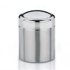 Kela Rangements Salle De Bain Poubelle En Inox Avec Couvercle à Bascule 1,5L -Rangements déco Soldes poubelle en inox avec couvercle a bascule 1 5l