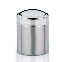 Kela Rangements Salle De Bain Poubelle En Inox Avec Couvercle à Bascule 1,5L