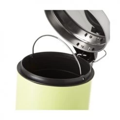 Unimasa Rangements Salle De Bain Poubelle En Métal Vert -Rangements déco Soldes poubelle en metal vert 2