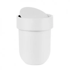 Umbra Rangements Salle De Bain Poubelle Touch Plastique Blanc