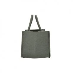 Present Time Porte-revues Et Caisses Range Magazine En Feutrine Avec 2 Anses Vert Taupe -Rangements déco Soldes range magazine en feutrine avec 2 anses vert taupe 4