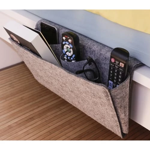 Kikkerland Boîtes Rangement Côté De Lit En Feutre L 6 Kikkerland Boîtes Rangement Côté De Lit En Feutre L – Image 4