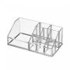 Wadiga Rangements Salle De Bain Rangement Maquillage Transparent - 17x9.5x6.5cm -Rangements déco Soldes rangement maquillage transparent 17x9 5x6 5cm