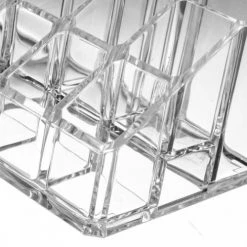 Wadiga Rangements Salle De Bain Rangement Maquillage Transparent - 17x9.5x6.5cm -Rangements déco Soldes rangement maquillage transparent 17x9 5x6 5cm 2