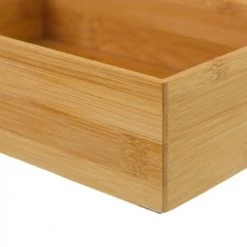 Wadiga Rangements Salle De Bain Rangement Organisateur Salle De Bain Bambou 23x15x6,5cm -Rangements déco Soldes rangement organisateur salle de bain bambou 23x15x6 5cm 2