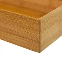 Wadiga Rangements Salle De Bain Rangement Organisateur Salle De Bain Bambou - 30x15x6.5cm -Rangements déco Soldes rangement organisateur salle de bain bambou 30x15x6 5cm 2