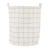 House Doctor Paniers à Linge Sac à Linge Blanc H50cm -Rangements déco Soldes sac a linge blanc h50cm