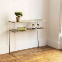 Maison Tilleul Rangements Salle De Bain Set De 2 Bocaux En Verre Et Laiton Or -Rangements déco Soldes set de 2 bocaux en verre et laiton or 4