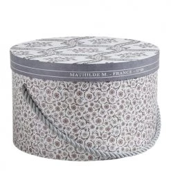 Mathilde M Set De 3 Boîtes à Chapeaux Paradis Fleuri -Rangements déco Soldes set de 3 boites a chapeaux paradis fleuri 5