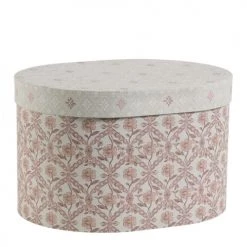 Mathilde M Boîtes Set De 3 Boites à Chapeaux Petite Indienne -Rangements déco Soldes set de 3 boites a chapeaux petite indienne 4