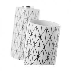 Wadiga Rangements Salle De Bain Set Salle De Bain Motifs Géométriques Distributeur Savon + Verre -Rangements déco Soldes set salle de bain motifs geometriques distributeur savon verre 2