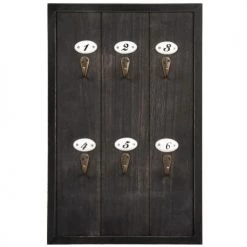 Maisons Du Monde Toiles Et Tableaux Tableau Porte-clés En Pin Et Métal 24x38