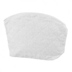 Sensei Maison Rangements Salle De Bain Trousse De Toilette En éponge Blanc 30x25 Cm