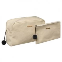 Five Simply Smart Rangements Salle De Bain Trousse De Toilette + Pochette Beige à Pompons