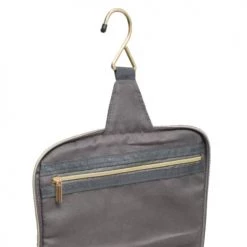 Five Simply Smart Rangements Salle De Bain Trousse De Toilette Vanity En Velours Côtelé Gris -Rangements déco Soldes trousse de toilette vanity en velours cotele gris 3